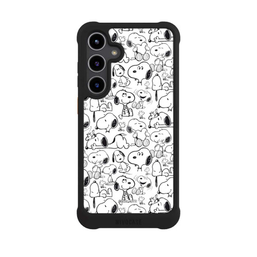 Samsung Galaxy S24+ NIVOmax Classic Snoopy Pattern White