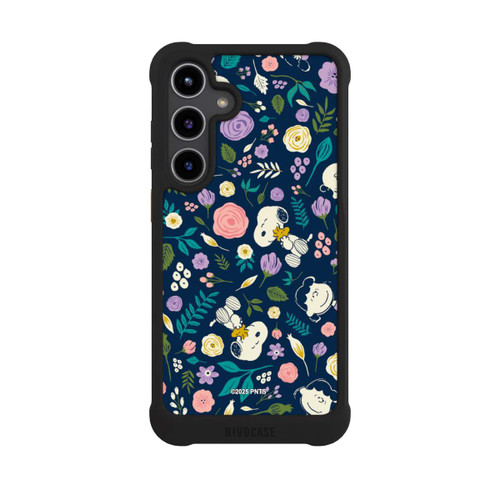 Samsung Galaxy S24+ NIVOmax Peanuts Dark Flower Pattern