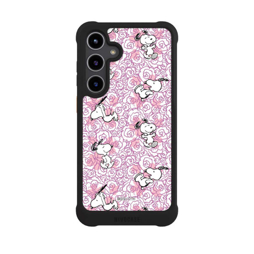 Samsung Galaxy S24+ NIVOmax Peanuts Pink Roses Pattern