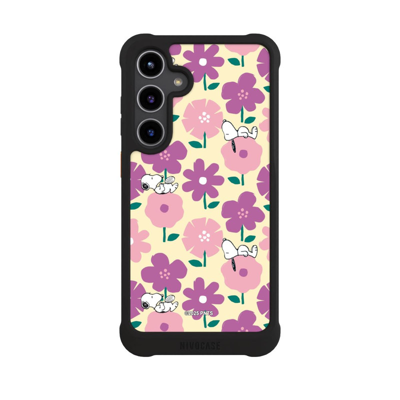 Galaxy S24 + NIVOmax Peanuts Flower Pattern Yellow
