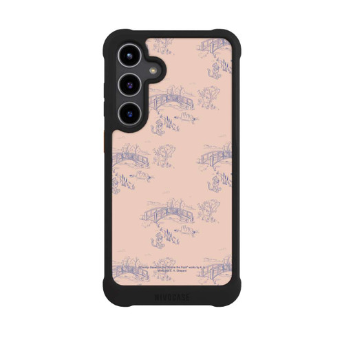 Samsung Galaxy S24+ NIVOmax Winnie Puuh Keramik Muster Brücke Pink