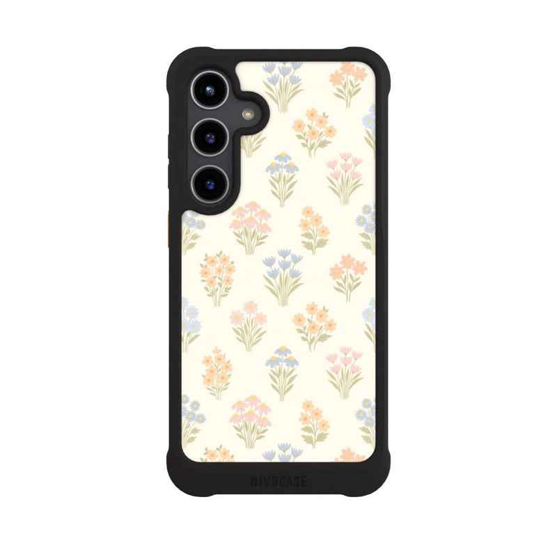 Galaxy S24 + NIVOmax Pastel Wildflower Bouquets