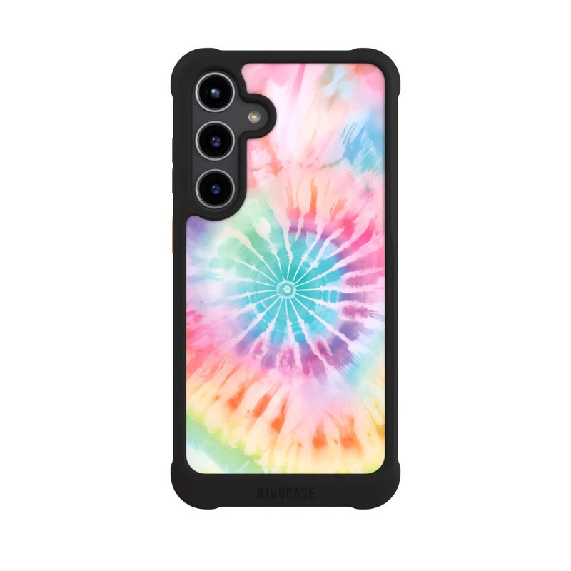 Galaxy S24 + NIVOmax Rainbow Color Tie Dye 