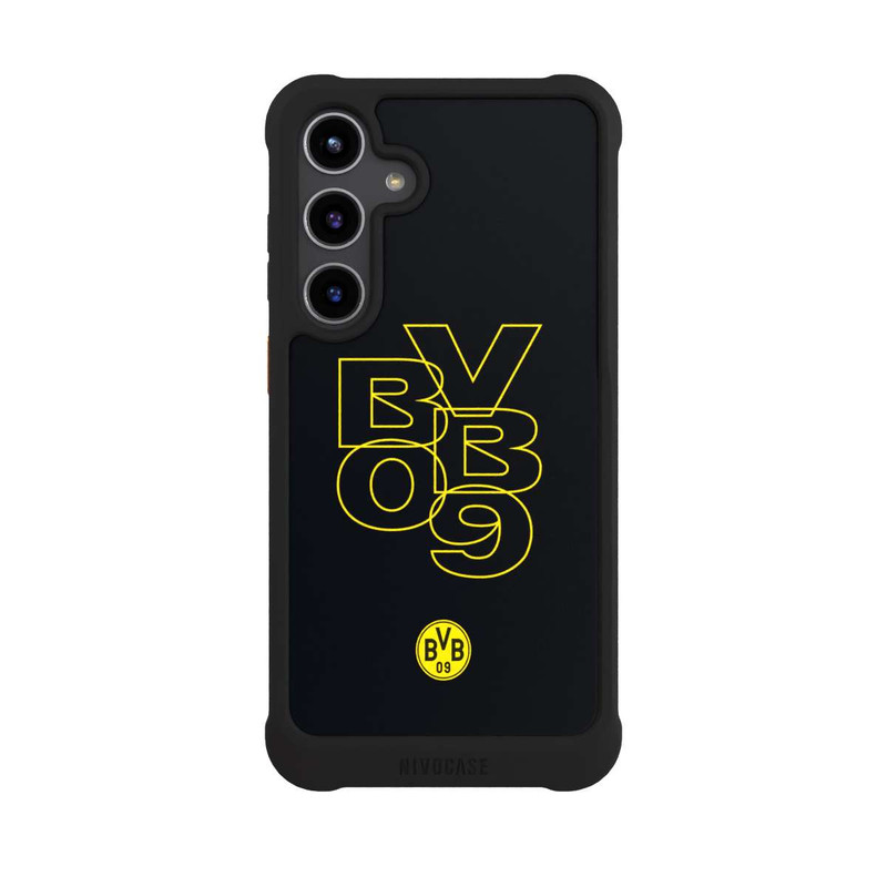 Galaxy S24 + NIVOmax BVB09 Yellow Black