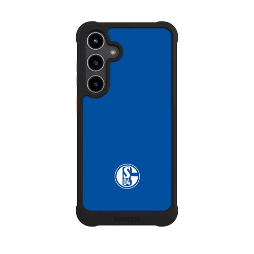 Samsung Galaxy S24+ NIVOmax FC Schalke 04 Logo Blau
