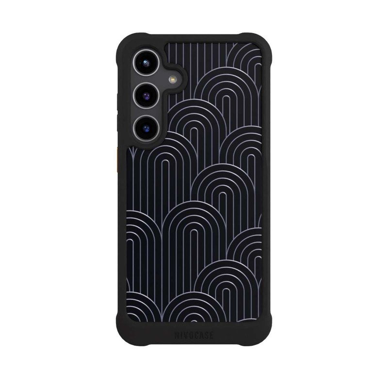 Galaxy S24 + NIVOmax Art Deco Silber