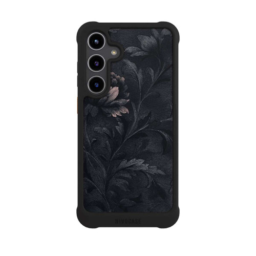 Samsung Galaxy S24+ NIVOmax Dunkles Blumenmuster Vintage