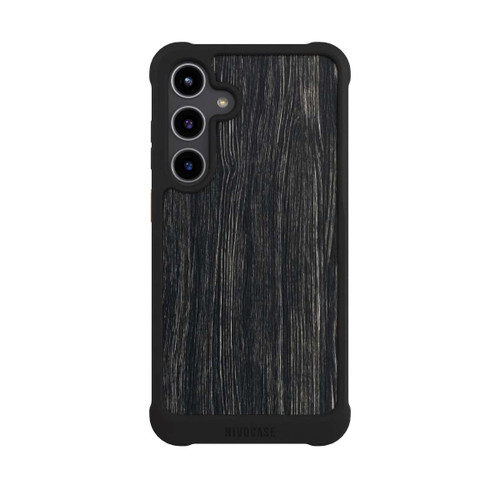 Samsung Galaxy S24+ NIVOmax Dunkle Holzstruktur