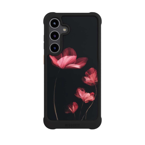 Samsung Galaxy S24+ NIVOmax Burgunder Blüten schwarz