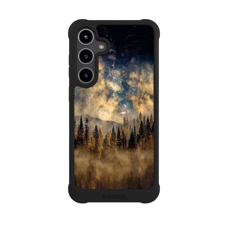 Galaxy S24 + NIVOmax Forêt magique avec IA