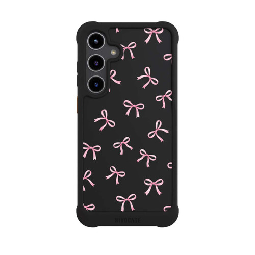 Samsung Galaxy S24+ NIVOmax Rosa Schleifen transparent mit KI