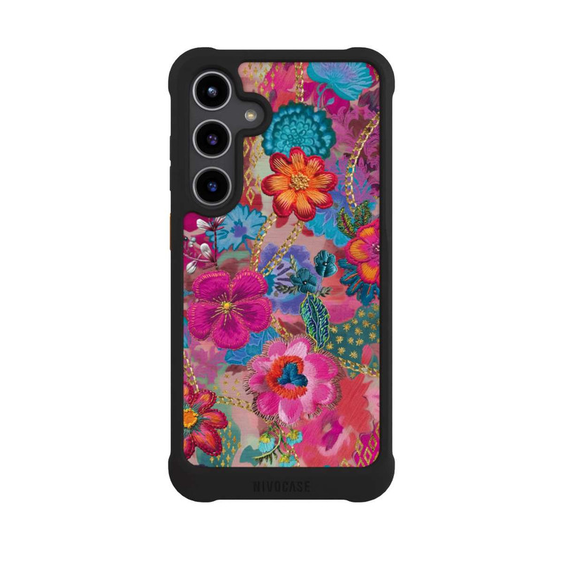 Galaxy S24 + NIVOmax Patchwork Flowers With AI