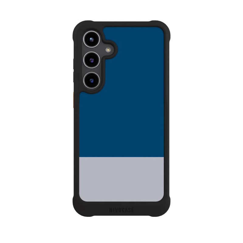 Galaxy S24 + NIVOmax Dark Blue and Grey Color Combination
