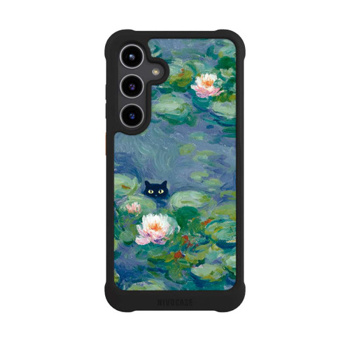 Samsung Galaxy S24+ NIVOmax Katze im Teich Monet Gemälde Impressionismus