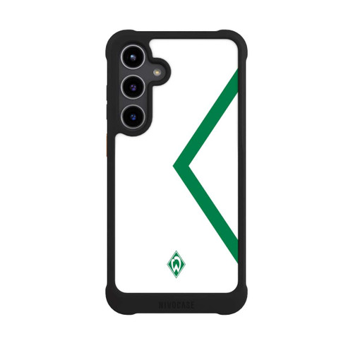 Samsung Galaxy S24+ NIVOmax Werder Bremen Rautenelement Grün