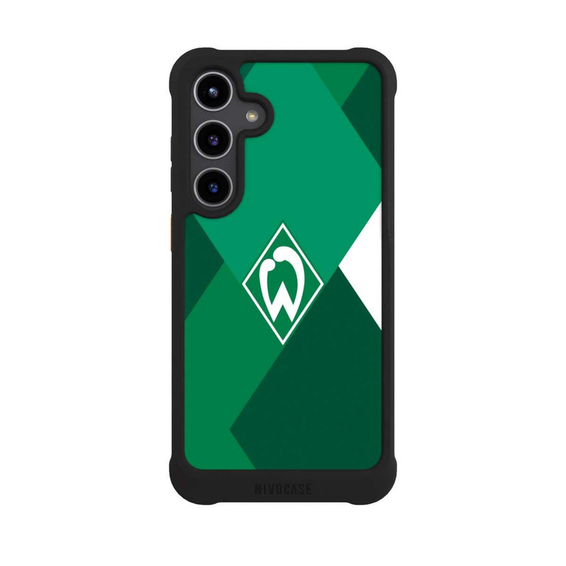 Galaxy S24 + NIVOmax Werder Bremen Rautenmuster