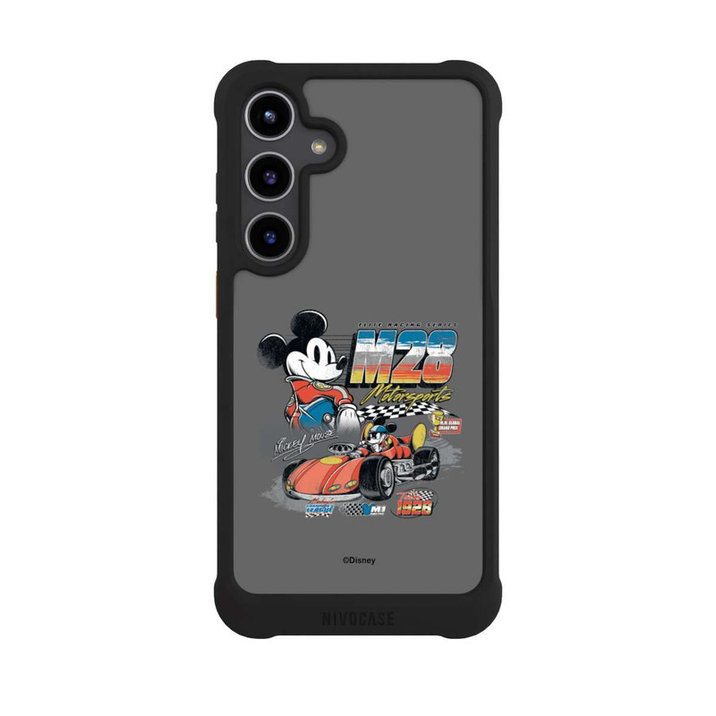 Galaxy S24 + NIVOmax Micky Maus Rennfahrer Auto M28