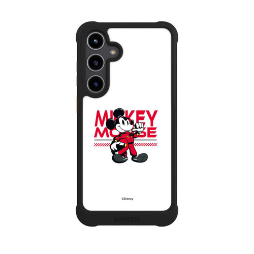 Samsung Galaxy S24+ NIVOmax Micky Maus Rennfahrer Weiß