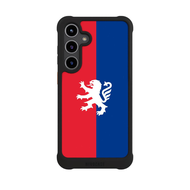 Galaxy S24 + NIVOmax OL Lion rouge et bleu