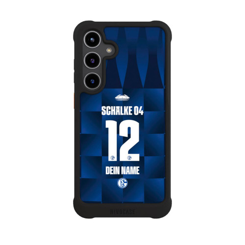 Samsung Galaxy S24+ NIVOmax Schalke 04 Trikot Personalisierbar 26-27