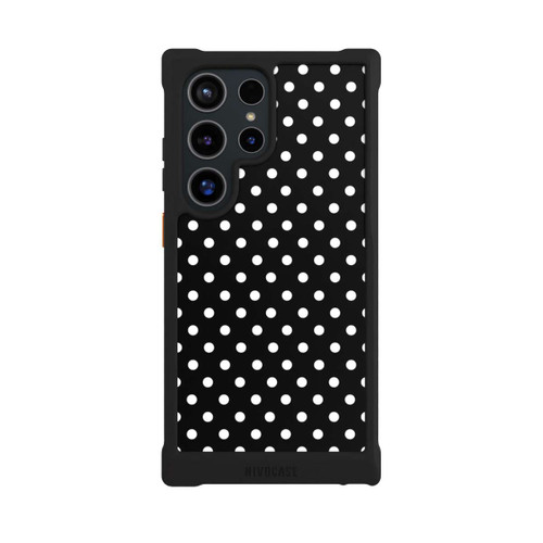 Samsung Galaxy S24 Ultra NIVOmax Confettis blancs sur fond noir
