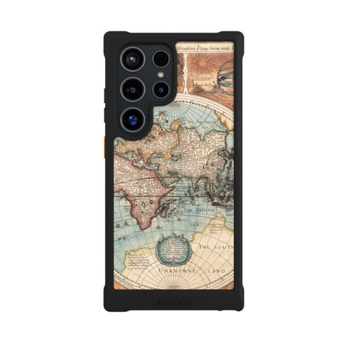 Samsung Galaxy S24 Ultra NIVOmax Vintage Weltkarte