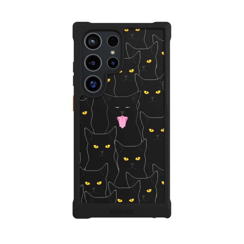 Galaxy S24 Ultra NIVOmax Verhexte Katzen