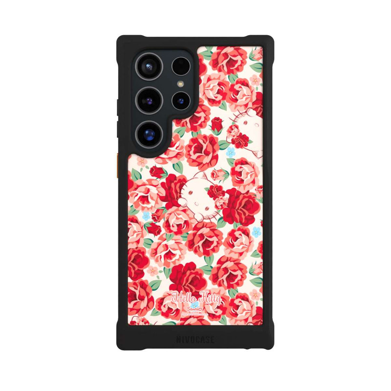 Galaxy S24 Ultra NIVOmax Hallo Kitty - Magnolie Rot