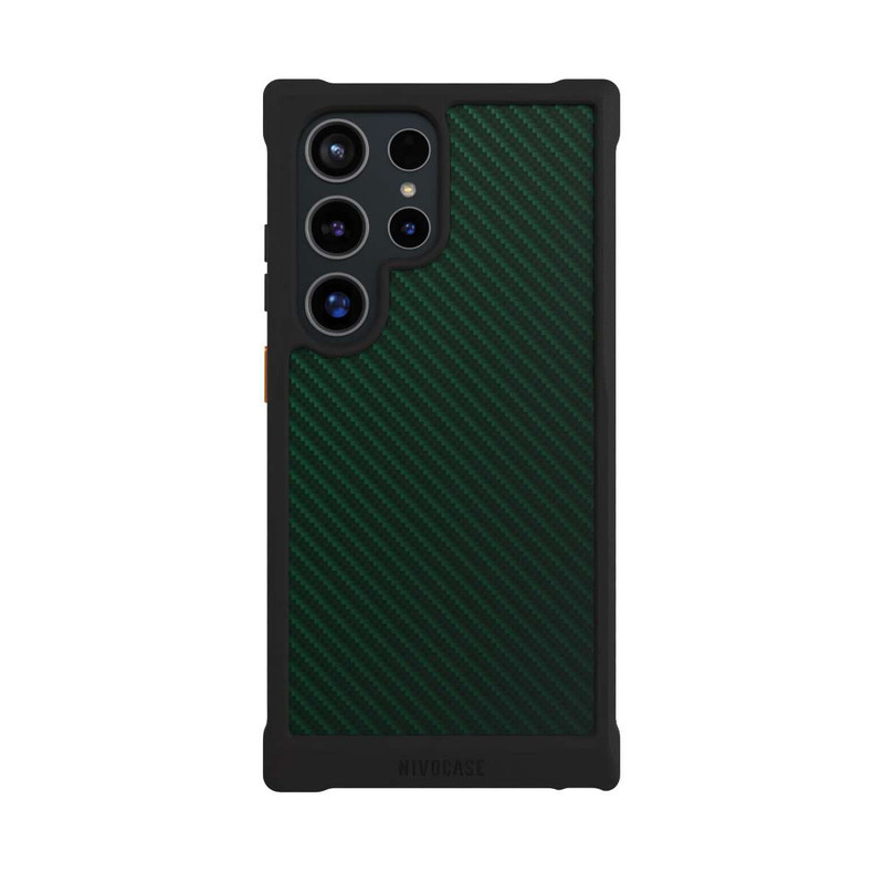 Galaxy S24 Ultra NIVOmax British Racing Green Carbon