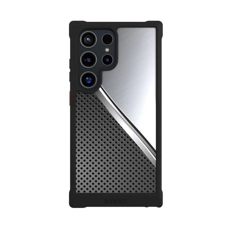 Galaxy S24 Ultra NIVOmax Surface Métallique en Duo