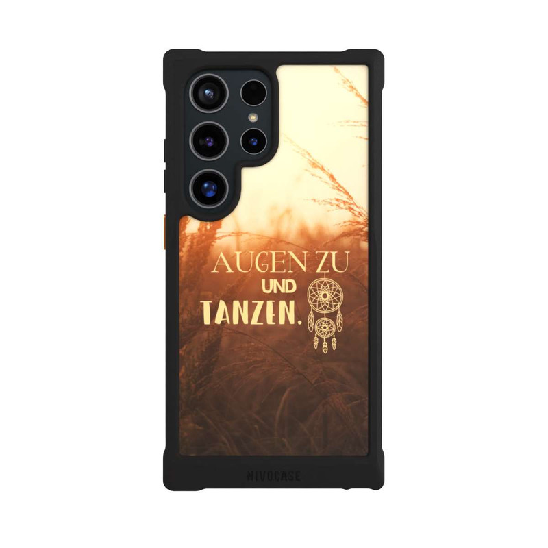 Galaxy S24 Ultra NIVOmax Augen Zu und Tanzen