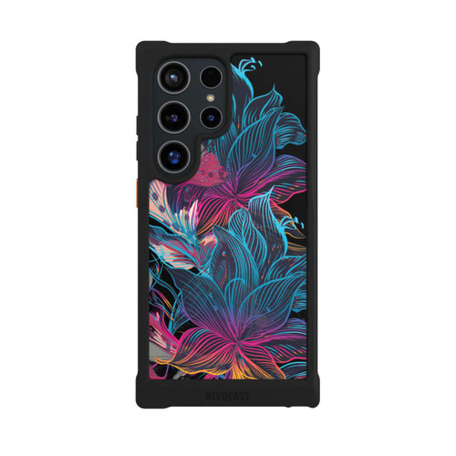 Samsung Galaxy S24 Ultra NIVOmax Le pouvoir des fleurs néon