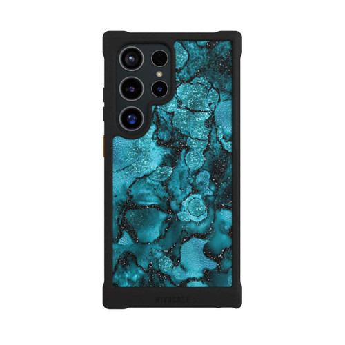 Samsung Galaxy S24 Ultra NIVOmax  Blauer Glitzerlook