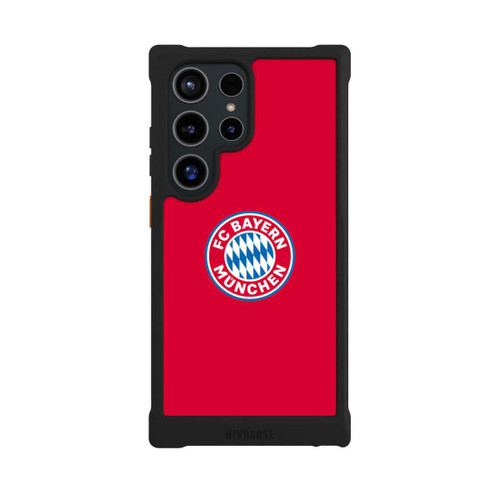 Samsung Galaxy S24 Ultra NIVOmax FCB Logo auf Rot