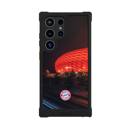 Samsung Galaxy S24 Ultra NIVOmax Allianz Arena bei Nacht FCB