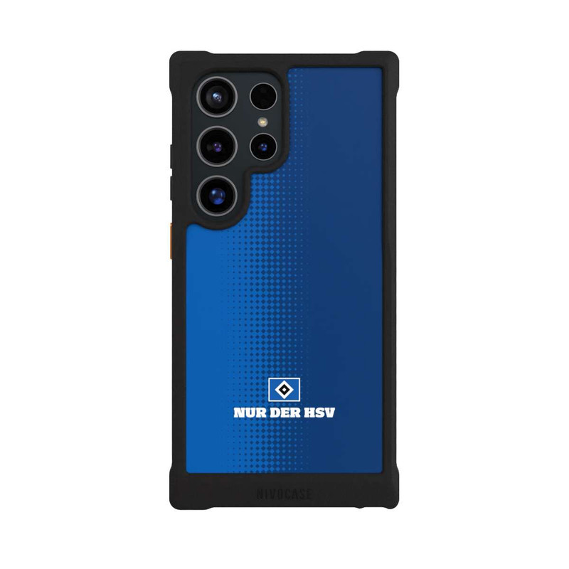 Galaxy S24 Ultra NIVOmax Nur der HSV - Trame de losange bleue
