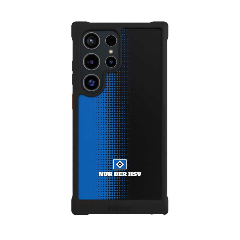 Galaxy S24 Ultra NIVOmax Nur der HSV - Rautenraster Schwarz