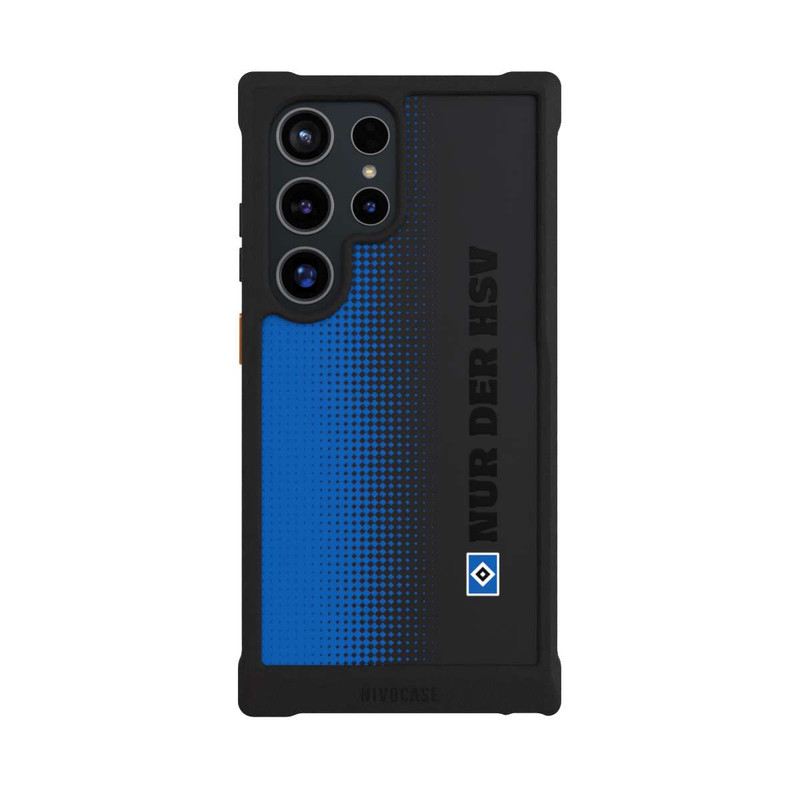 Galaxy S24 Ultra NIVOmax Nur der HSV - Rautenraster Blau - ohne Hintergrund