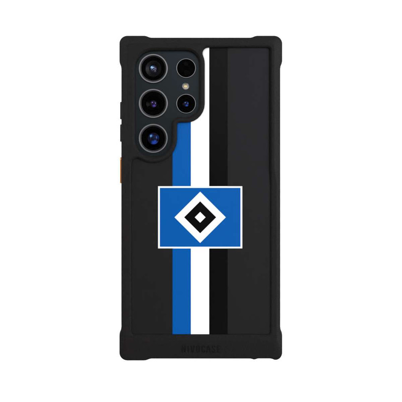 Galaxy S24 Ultra NIVOmax HSV Streifen - Blau-Weiß-Schwarz - ohne Hintergrund