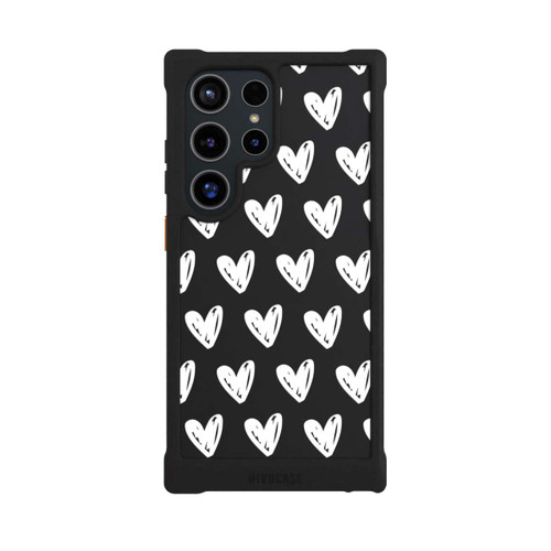 Samsung Galaxy S24 Ultra NIVOmax Herzen Weiß ohne Hintergrund