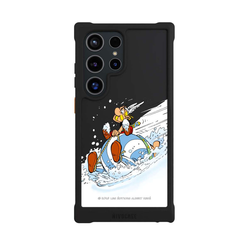 Galaxy S24 Ultra NIVOmax Astérix & Obélix Luge Transparent