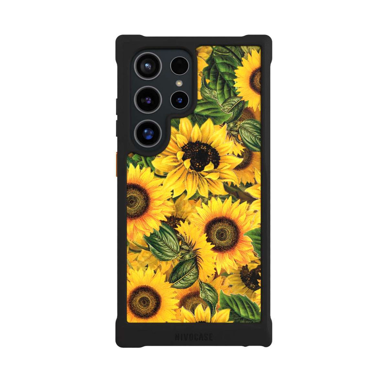 Galaxy S24 Ultra NIVOmax Sonnenblumenmuster