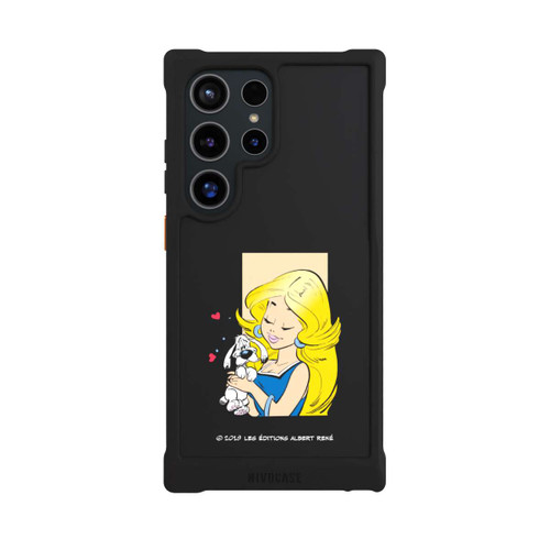 Samsung Galaxy S24 Ultra NIVOmax Falbala et Idéfix Amoureux Transparent