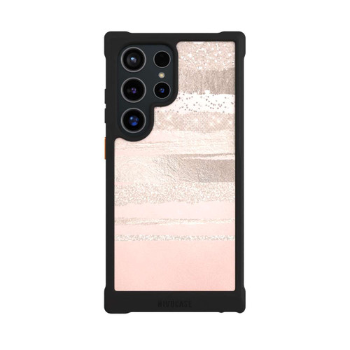 Samsung Galaxy S24 Ultra NIVOmax Glitzerschichten (Rosé/Silver) Glitterlook