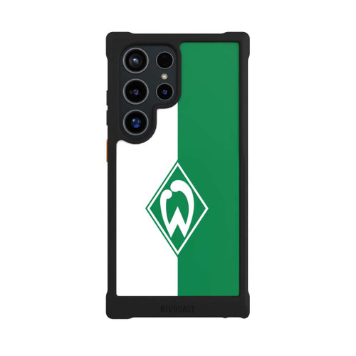Samsung Galaxy S24 Ultra NIVOmax Weiß-Grün - Werder Bremen