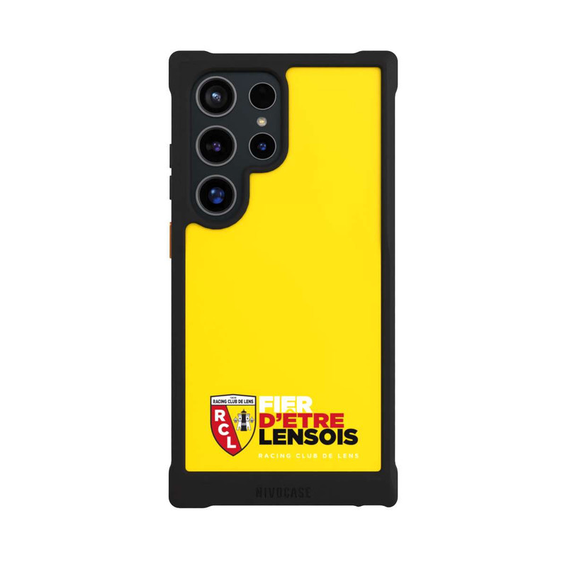 Galaxy S24 Ultra NIVOmax Fond Logo RCL Jaune