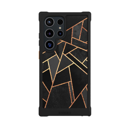 Samsung Galaxy S24 Ultra NIVOmax Schwarze Nacht Gold Druck