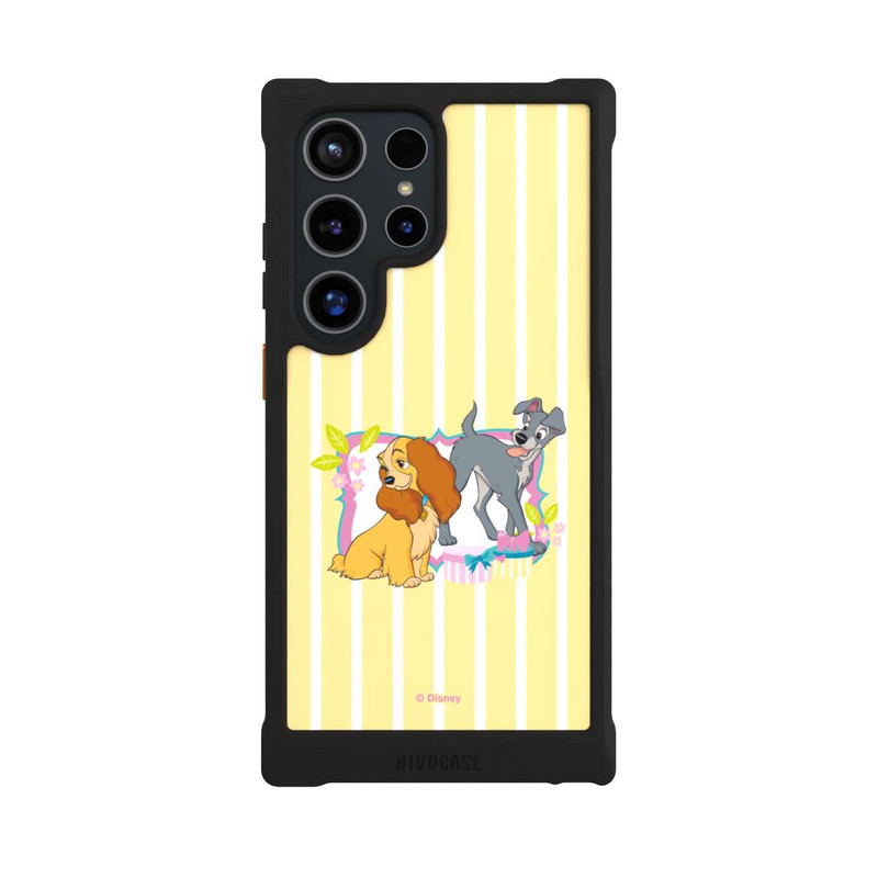 Galaxy S24 Ultra NIVOmax Lady And The Tramp Frame yellow