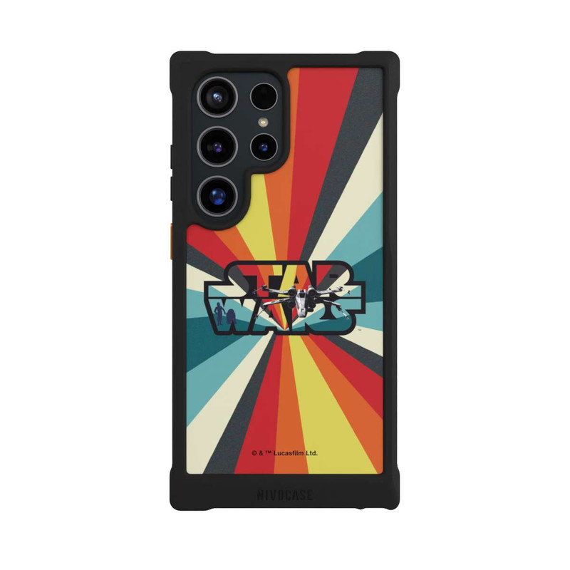 Galaxy S24 Ultra NIVOmax Retro X-Wing Star Wars Logo