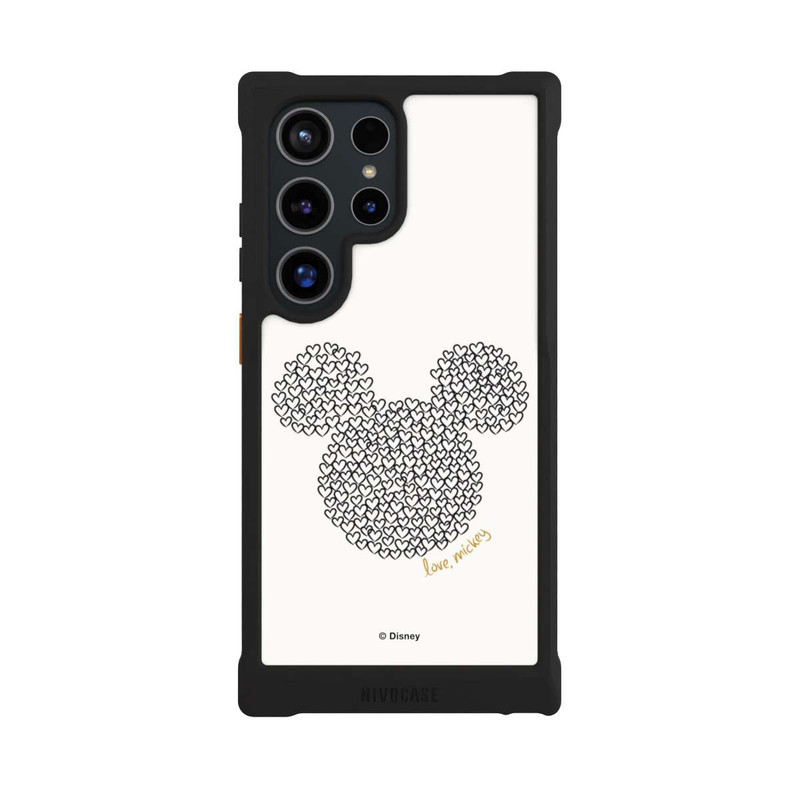 Galaxy S24 Ultra NIVOmax Mickey Noir et Blanc